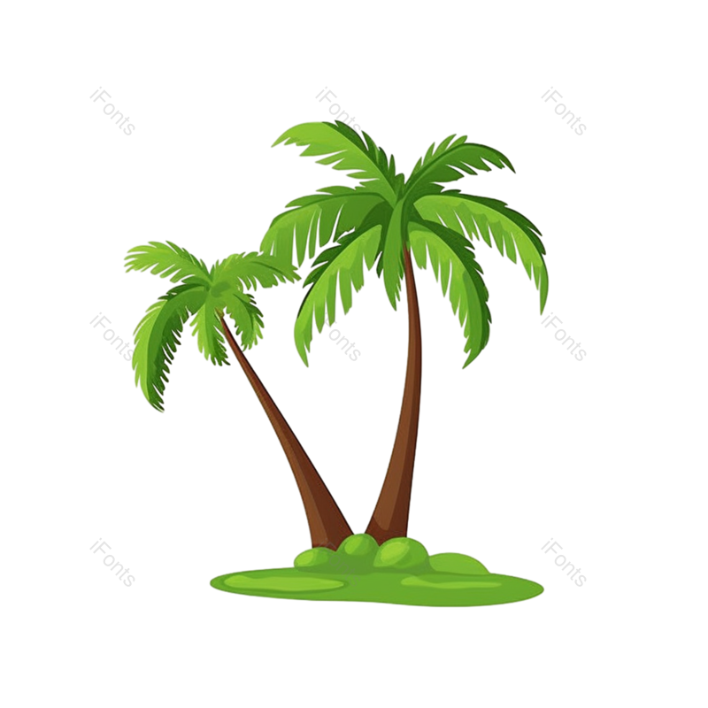 叶子图片,卡通元素,树木PNG,森林免抠素材